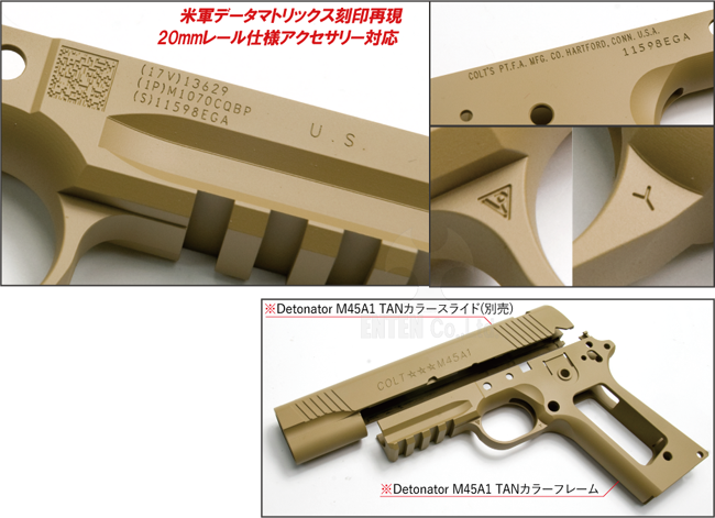 名入れ無料 マルイガバメントM45A1スライドCUSTOM ミリタリー 名入れ無料 マルイガバメントM45A1スライドCUSTOM ミリタリー