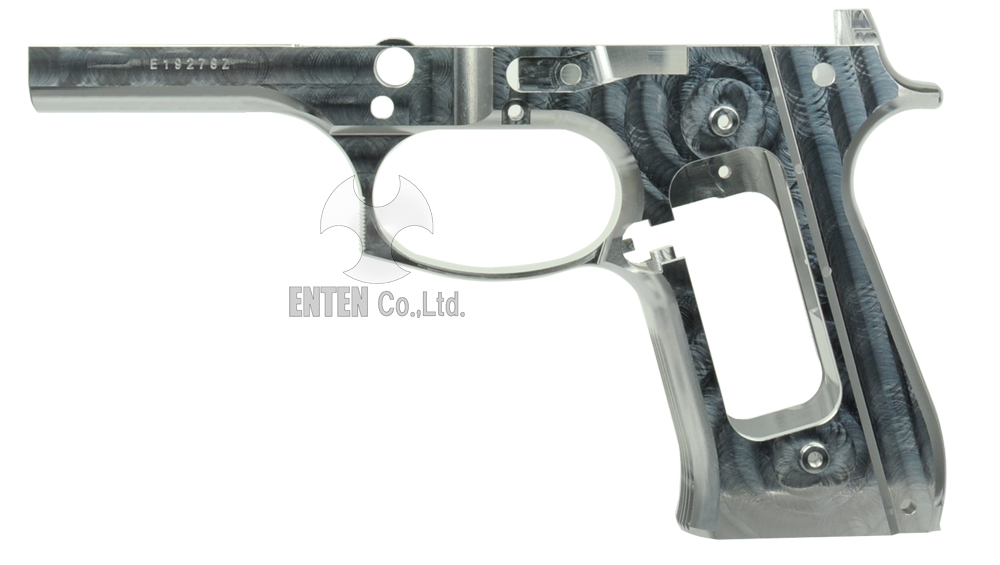 東京マルイM9A1用Beretta M92 旧型フレーム-Naked Silver 東京マルイM9A1用Beretta M92 旧型フレーム-Naked Silver